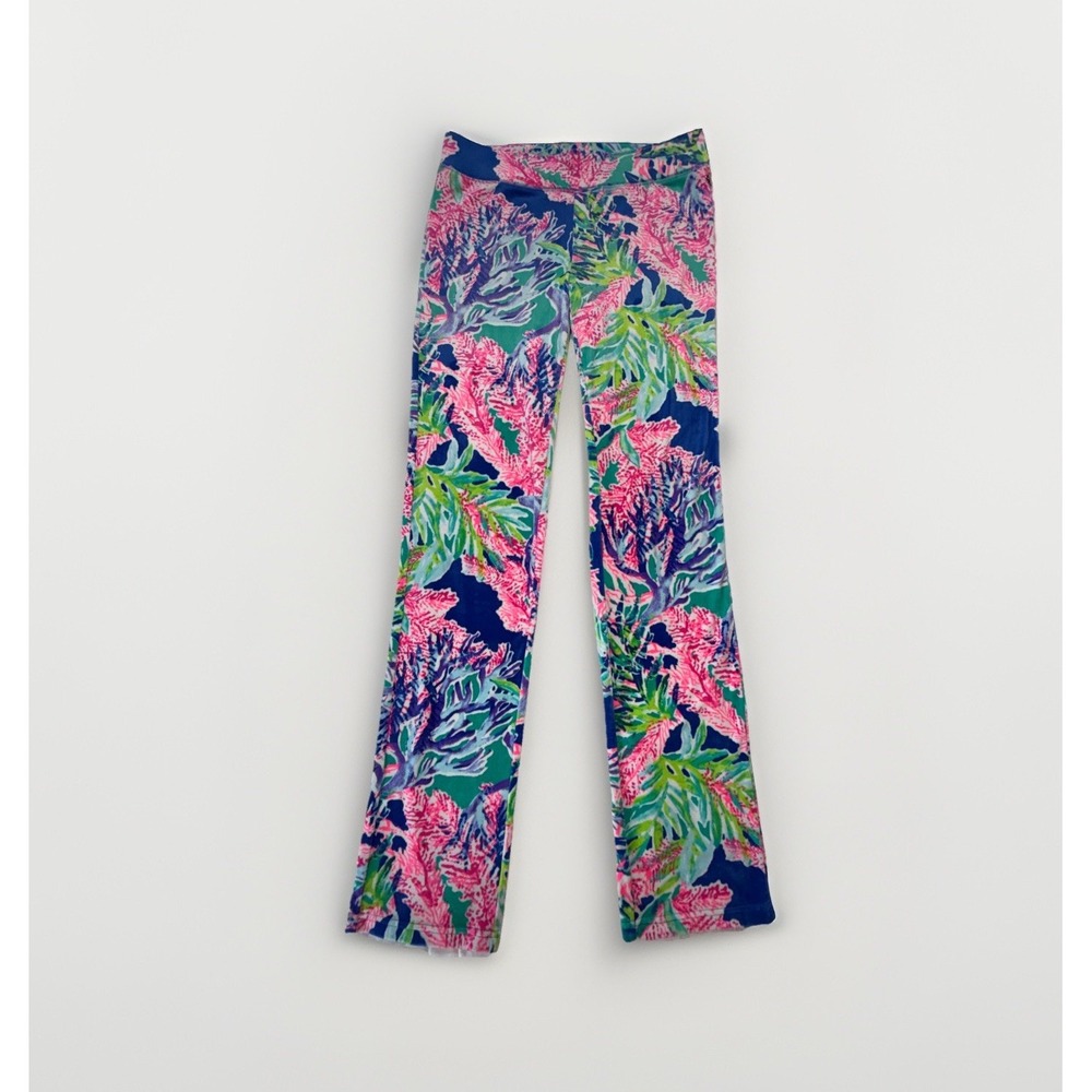 Lilly Pulitzer Jordynne Velour Lounge Pants Size Small - Picture 1 of 6